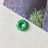 A-Grade Imperial Green Jadeite Bagel Piece No.172036