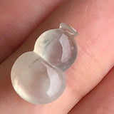 Icy A-Grade Type A Natural Floral Jadeite Jade Calabash Piece No.170486