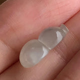 Icy A-Grade Type A Natural Floral Jadeite Jade Calabash Piece No.170486