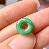A-Grade Imperial Green Jadeite Bagel Piece No.172036