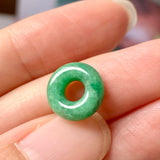 A-Grade Imperial Green Jadeite Bagel Piece No.172036