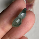 Icy A-Grade Type A Natural Jadeite Jade Calabash Piece No.170488