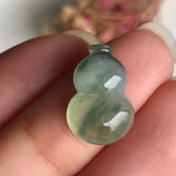 Icy A-Grade Type A Natural Jadeite Jade Calabash Piece No.170488