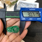 A-Grade Natural Jadeite Bat And Money Pendant No.170812