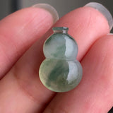 Icy A-Grade Type A Natural Jadeite Jade Calabash Piece No.170488