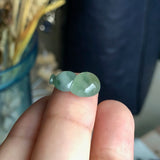 Icy A-Grade Type A Natural Jadeite Jade Calabash Piece No.170488