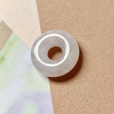 A-Grade Light Lavender Jadeite Bagel Piece No.172043