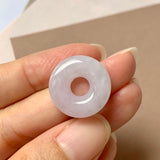 A-Grade Light Lavender Jadeite Bagel Piece No.172043