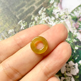 A-Grade Brownish Yellow Jadeite Bagel Piece No.172046