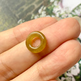 A-Grade Brownish Yellow Jadeite Bagel Piece No.172046