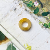A-Grade Yellow Jadeite Bagel Piece No.172047