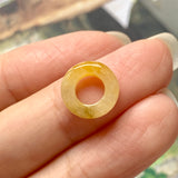 A-Grade Yellow Jadeite Bagel Piece No.172047