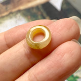 A-Grade Yellow Jadeite Bagel Piece No.172047
