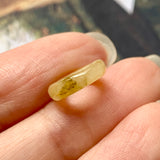 A-Grade Yellow Jadeite Bagel Piece No.172047