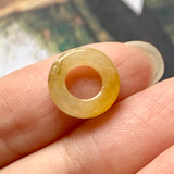 A-Grade Yellow Jadeite Bagel Piece No.172047