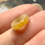 A-Grade Yellow Jadeite Bagel Piece No.172047