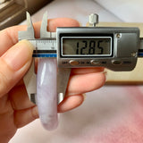 57mm A-Grade Natural Lavender Jadeite Modern Round Bangle No.151892