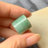 A-Grade Natural Floral Jadeite Barrel Pendant No.171508