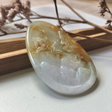 A-Grade Natural Jadeite Pendant With Carvings No.220188