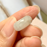 A-Grade Natural White Jadeite Bagel Piece No.171517