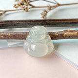 Icy A-Grade Natural Jadeite Buddha Pendant No.171150