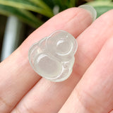 Icy A-Grade Natural Jadeite Buddha Pendant No.171150