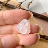 Icy A-Grade Natural Jadeite Buddha Pendant No.171438