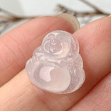 Icy A-Grade Natural Jadeite Buddha Pendant No.171438