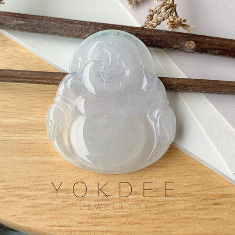 A-Grade Natural Jadeite Buddha Pendant No.171673