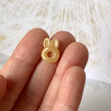 A-Grade Natural Yellow Jadeite Bunny Pendant No.172055