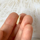 A-Grade Natural White Yellow Jadeite Bunny Pendant No.172056