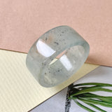 SOLD OUT: 20.5mm A-Grade Natural Multi-Colour Jadeite Ring Band No.162311