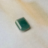 3 cts A-Grade Natural Greenish Blue Jadeite Emerald Shape No.130366