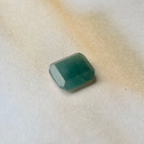 3 cts A-Grade Natural Greenish Blue Jadeite Emerald Shape No.130366