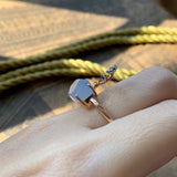 16.5mm A-Grade Natural Jadeite Bespoke Bonsai Ring (18k Gold) No.161358