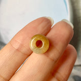 A-Grade Natural Yellowish Brown Jadeite Barrel No.220348