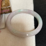 SOLD OUT: 51.5mm A-Grade Jadeite Modern Oval Bangle No.151706