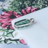 SOLD OUT: Icy A-Grade Jadeite Bespoke Leaf Pendant No.171581