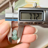 A-Grade Natural Green Jadeite Mouse Pendant No.171828