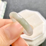 19.5mm A-Grade Natural Jadeite Thin Ring Band No.161717