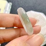 19.5mm A-Grade Natural Jadeite Thin Ring Band No.161717