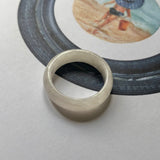 19.7mm A-Grade Natural Lilac Jadeite Ring Band No.161915