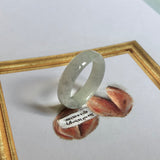 19.1mm A-Grade Natural Jadeite Ring Band No.161913