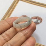 19.1mm A-Grade Natural Jadeite Ring Band No.161913