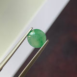 2 cts A-Grade Natural Bluish Green Jadeite Oval Cabochon No.220657