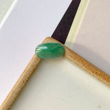 1.5 cts A-Grade Natural Bluish Green Jadeite Fancy Shape (Saddle Top) No.220658