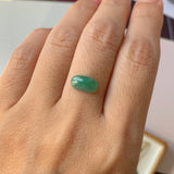 1.5 cts A-Grade Natural Bluish Green Jadeite Fancy Shape (Saddle Top) No.220658