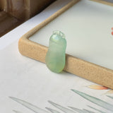 A-Grade Natural Yellowish Green Jadeite Melon Pendant No.170745