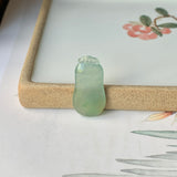A-Grade Natural Yellowish Green Jadeite Melon Pendant No.170745