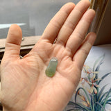 A-Grade Natural Yellowish Green Jadeite Melon Pendant No.170745